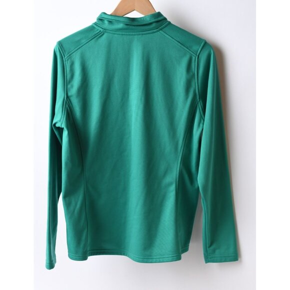 The North Face 1/4 Zip Womens L Teal Green Performance Tech Pullover Sweatshirt - Picture 6 of 11